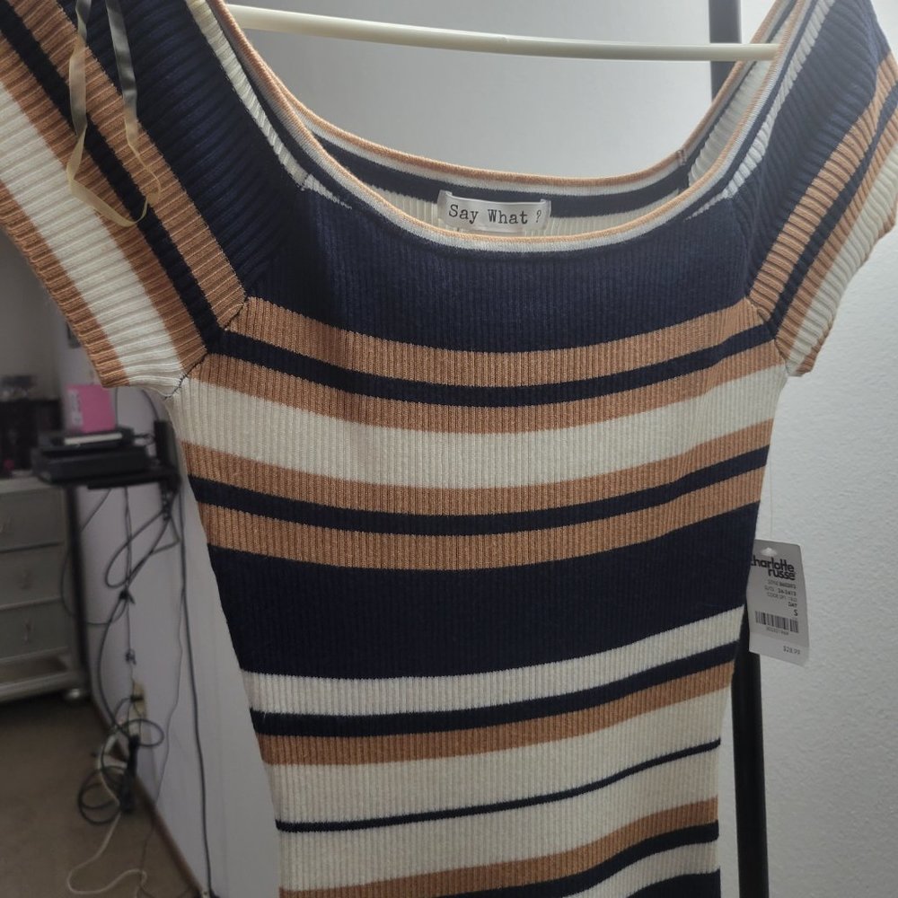 Colorblock Bodycon Dress - Picture 5 of 6